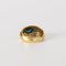 Bague 50 Bague jonc en or jaune 18 carats, saphirs et diamants, années 80 58 Facettes