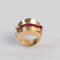 Bague 49 Bague Tank Rubis et Diamants, Années 1940-1950 58 Facettes