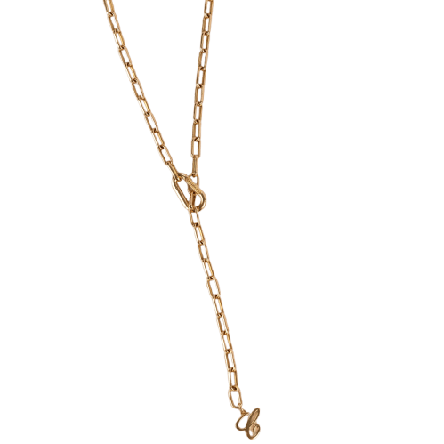 Collier Chopard - Collier ajustable en or jaune à maillons rectangulaires 58 Facettes