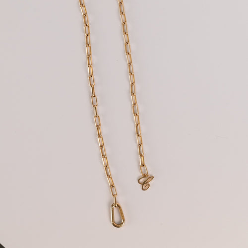 Collier Chopard - Collier ajustable en or jaune à maillons rectangulaires 58 Facettes