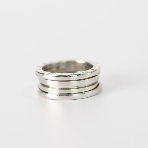 Bague 51 Bvlgari B.zero1 - Bague en or blanc, taille 51 58 Facettes