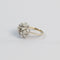 Bague 51 Bague Marguerite Vintage Or Blanc et Diamants 1,10 ct 58 Facettes