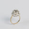 Bague 51 Bague Marguerite Vintage Or Blanc et Diamants 1,10 ct 58 Facettes