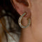 Boucles d'oreilles Boucles d’oreilles clips vintage en or jaune et diamants 58 Facettes