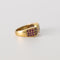 Bague 55 Bague Nœud Vintage Or Jaune et Améthystes 58 Facettes