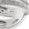 Bague 56 Bague croisée en or blanc 18 ct avec diamants 58 Facettes 40592