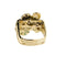 Bague 60 Bague à fleurs en or jaune 18k, rubis, saphirs, émeraudes et diamants 58 Facettes 35999