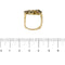 Bague 60 Bague à fleurs en or jaune 18k, rubis, saphirs, émeraudes et diamants 58 Facettes 35999