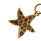 Pendentif Dodo - Pendentif étoile de mer en or jaune 18k avec saphirs orange 58 Facettes 43217