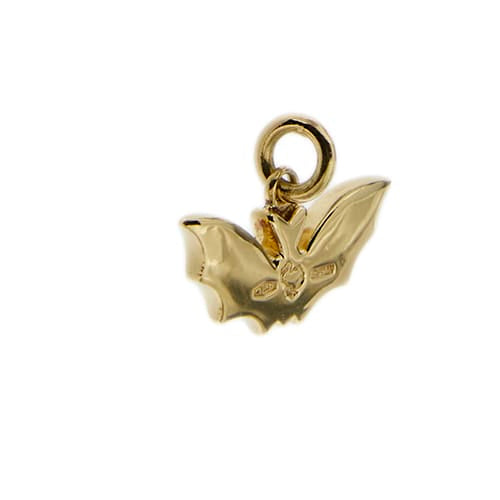 Pendentif Dodo - Pendentif chauve-souris Rainbow en or jaune 18k avec diamants noirs 58 Facettes 43291