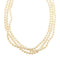 Collier Collier multirang de perles et diamants, fermoir en or jaune 18 carats 58 Facettes 29734