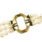 Collier Collier multirang de perles et diamants, fermoir en or jaune 18 carats 58 Facettes 29734