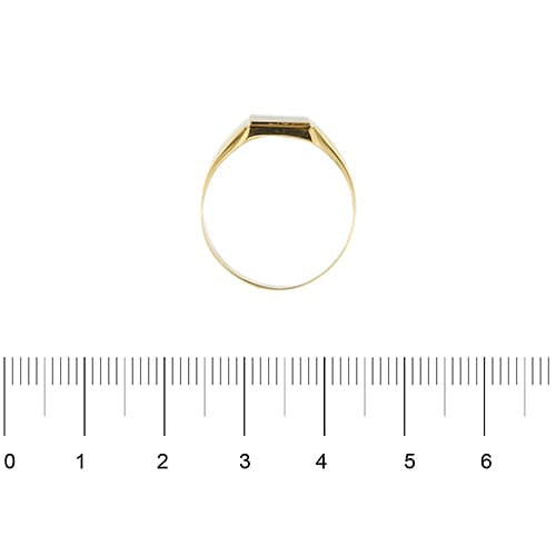 Bague Bague chevalière 3 ors en or jaune 18 kt 58 Facettes 38314