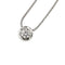 Collier Collier point lumineux en or blanc 18k avec diamant 0,30 ct 58 Facettes 40532