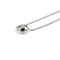 Collier Collier point lumineux en or blanc 18k avec diamant 0,30 ct 58 Facettes 40532