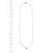 Collier Collier point lumineux en or blanc 18k avec diamant 0,30 ct 58 Facettes 40532