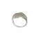 Bague Bague bandeau en or blanc 18 ct pavée de diamants 58 Facettes 40230