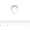 Bague Bague bandeau en or blanc 18 ct pavée de diamants 58 Facettes 40230