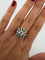 Bague 53 Bague ancienne à rosette avec diamants taille ancienne, env. 2,60 ct 58 Facettes 517/26 G