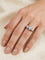 Bague 53 Bague trilogie de style victorien en or jaune 18 kt avec diamants 58 Facettes 589/26 R