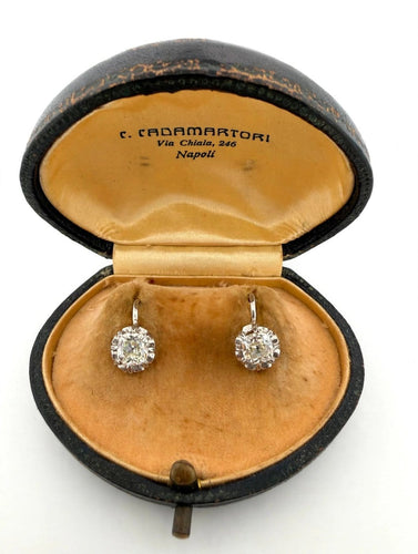 Boucles d'oreilles Boucles d’oreilles en platine avec diamants taille ancienne, environ 2,50 ct 58 Facettes 578/26 G