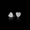 Boucles d'oreilles Heart to Have - Boucles d’oreilles puces en or blanc 18k avec diamants 58 Facettes GER1030WG_20261012