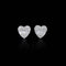 Boucles d'oreilles Heart to Have - Boucles d’oreilles puces en or blanc 18k avec diamants 58 Facettes GER1030WG_20261012