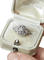 Bague 49 Bague dôme Art déco en or blanc 18k et platine, diamants 58 Facettes