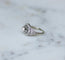 Bague 49 Bague dôme Art déco en or blanc et platine avec diamants 58 Facettes