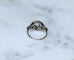Bague 49 Bague dôme Art déco en or blanc et platine avec diamants 58 Facettes