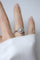 Bague 59 Bague cible Art déco, or blanc 18 kt, platine, perle mabé et diamants 58 Facettes