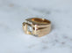 Bague 54 Bague Tank - diamants 0,50 ct en or et platine 58 Facettes