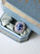 Bague 55 Bague Art déco en platine, saphir de Ceylan 12,20 ct et diamants 58 Facettes