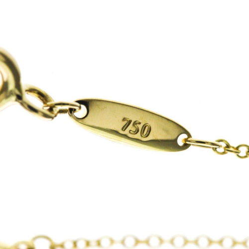 Pendentif Tiffany & Co. - Pendentif Elsa Peretti Diamonds By The Yard en or rose 18k, diamant poire 58 Facettes yxt2mgtfta