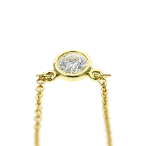 Pendentif Tiffany & Co. - Pendentif Elsa Peretti Diamonds By The Yard en or rose 18k, diamant poire 58 Facettes yxt2mgtfta
