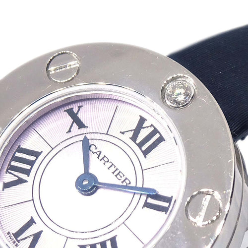 Montre Cartier - Montre Love 6 à quartz en or blanc et cuir, 6 diamants 58 Facettes vtuu6qm281