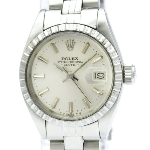 Montre Rolex - Montre Oyster Perpetual Date automatique en acier inoxydable 58 Facettes x2bq5byv3v