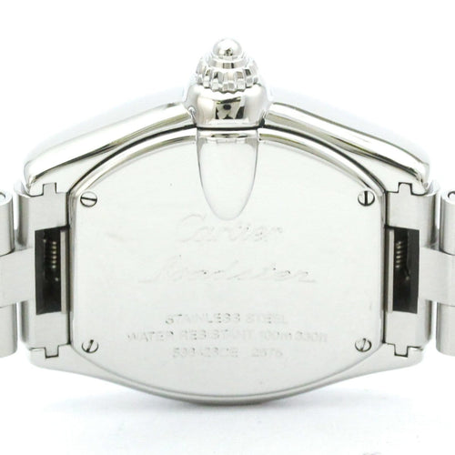 Montre Cartier - Montre Roadster à quartz en acier inoxydable avec nacre 58 Facettes tmxnv9edab