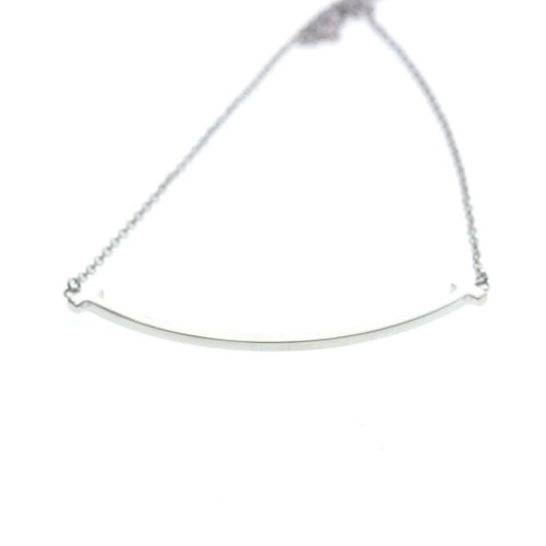 Pendentif Tiffany & Co. - Pendentif T Smile en or blanc 18k 58 Facettes onu1eo3btz