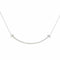 Pendentif Tiffany & Co. - Pendentif T Smile en or blanc 18k 58 Facettes onu1eo3btz