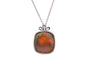 Collier Collier en or 18k et platine, opale 40 ct et saphirs 58 Facettes 27500-27206