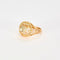 Bague 54 Style Louis XIV - Bague en or jaune 18k sertie de diamants 58 Facettes Valuor Modèle-008