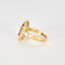 Bague 60 Bague en or jaune 18k avec diamants et rubis 58 Facettes Valuor Modèle-0011