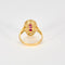 Bague 60 Bague en or jaune 18k avec diamants et rubis 58 Facettes Valuor Modèle-0011