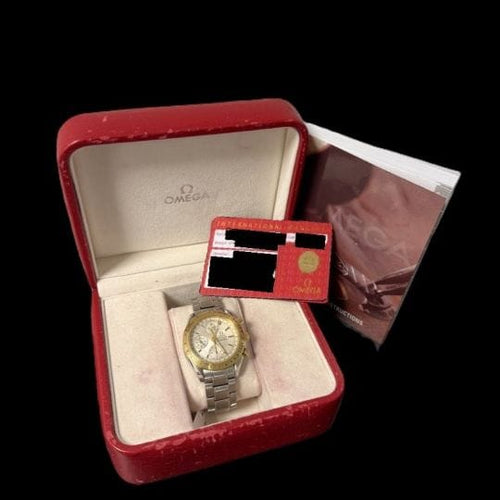 Montre Omega Speedmaster Day Date - Montre chronographe en or jaune et acier 58 Facettes MT48231