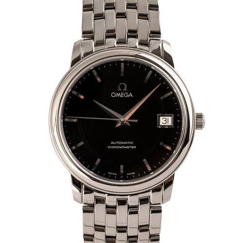 Montre Omega De Ville - Montre automatique en acier, 1986 58 Facettes TOT-02241