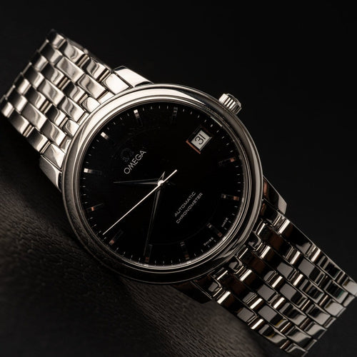 Montre Omega De Ville - Montre automatique en acier, 1986 58 Facettes TOT-02241