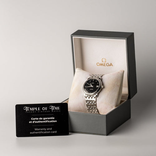 Montre Omega De Ville - Montre automatique en acier, 1986 58 Facettes TOT-02241