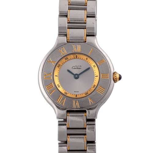 Montre Cartier - Montre Must 21, référence 1340 58 Facettes TOT-11989