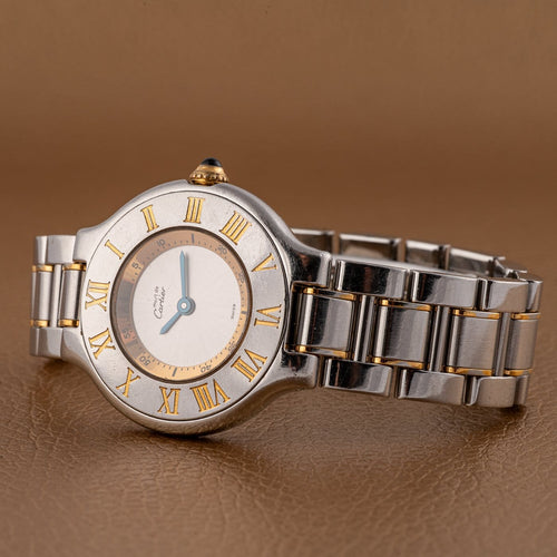 Montre Cartier - Montre Must 21, référence 1340 58 Facettes TOT-11989